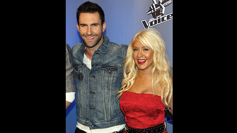 the voice christina aguilera june 7 2011. the voice christina aguilera june 7. Aguilera and Adam Levine are