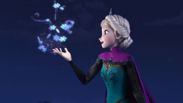 This file image provided by Disney shows Elsa the Snow Queen, voiced by Idina Menzel, in a scene from the animated feature "Frozen." AP FILE PHOTO