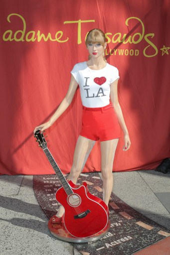 Madame Tussauds Hollywood Unveils Never Before Seen Taylor Swift Figure In Celebration Of The Grammy Award Winner's New Album '1989' at Madame Tussauds on October 27, 2014 in Hollywood, California.  AFP