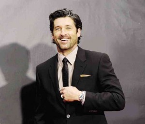 PATRICK Dempsey is honored for work benefiting cancer patients.AP 