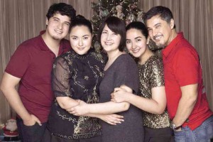 The Martinezes (from left) Alonso, Alyanna, Liezl, Alissa and Albert Facebook of Albert Martinez