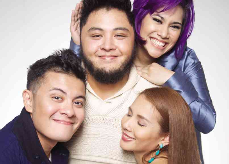 STARS’ kids (clockwise from left): Paolo Valenciano, Robin Nievera, Isabella and Karylle