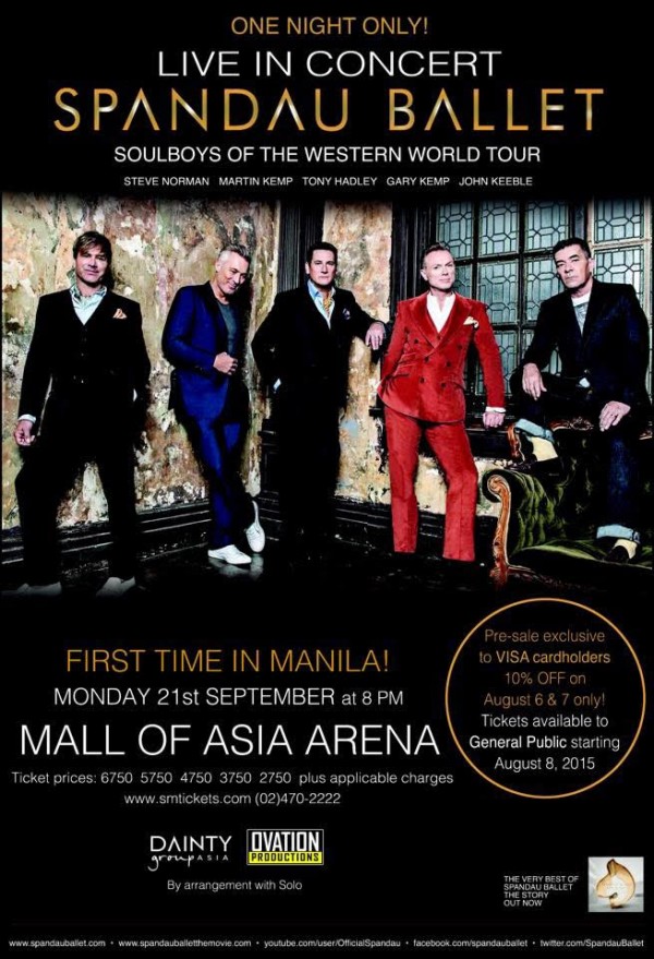 Spandau Ballet concert in Manila - Inquirer.net