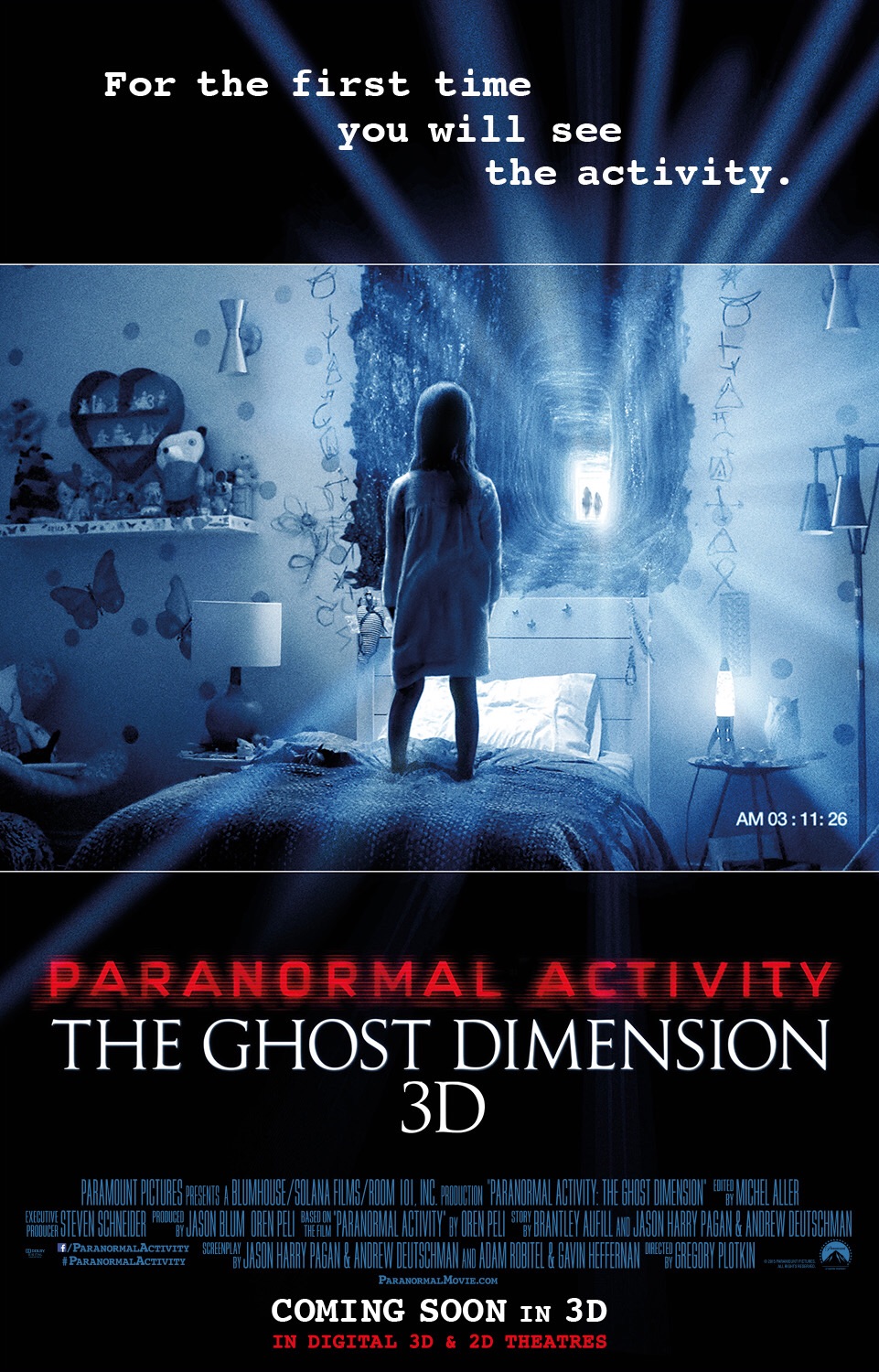 LOOK 'Paranormal Activity The Ghost Dimension' poster revealed