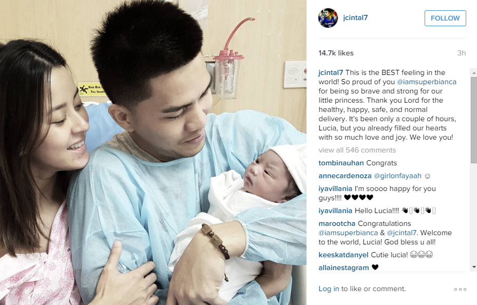 Screengrabbed from JC Intal's Instagram account