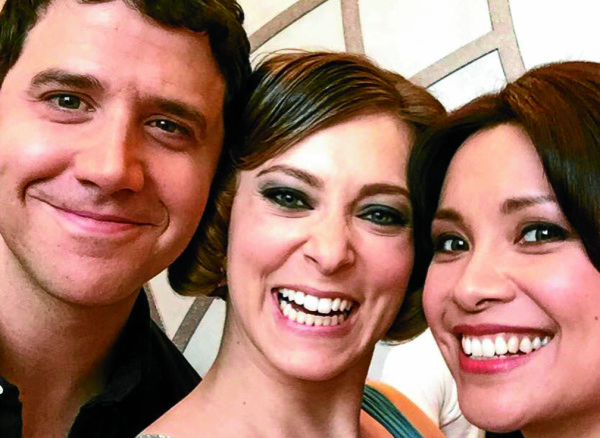 LEA SALONGA’S selfie with Rachel Bloom and Santino Fontana on the “Crazy Ex-Girlfriend” set CONTRIBUTEDPHOTO