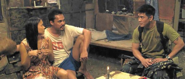FROM LEFT: LJ Reyes, Anthony Falcon and Luis Alandy in “Anino sa Likod ng Buwan”