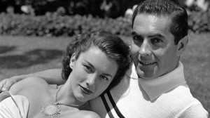 This July 1948 file photo shows actors Tyrone Power and Linda Christian in the Hollywood district of Los Angeles. Christian, the Hollywood starlet of the 1940s who married Power in 1949 and went on to become the first Bond girl died on July 22, 2011, in Palm Desert, Calif. after battling colon cancer. She was 87. AP Photo
