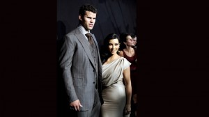 HAPPY TIMES. In this Aug. 31, 2011 file photo, newlyweds Kim Kardashian, right, and Kris Humphries attend a party thrown in their honor in New York. Kardashian is expected to file for divorce in Los Angeles on Monday, Oct. 31, 2011, according to a report confirmed by the producers of her reality show. Kardashian and Humphries were married on Aug. 20. AP Photo/Evan Agostini, file