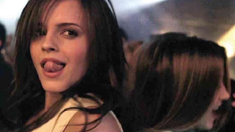 Photos of Emma Watson with The Bling Ring crew, filming with