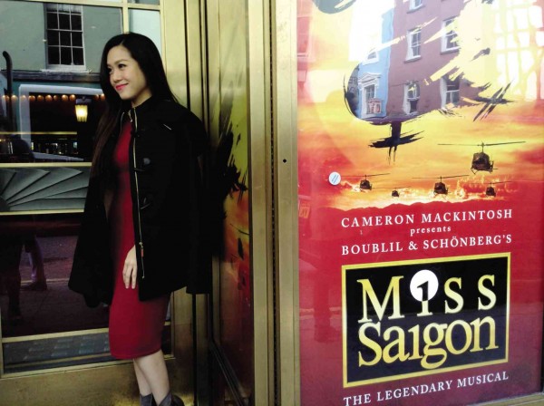 THE MOVIE IN HER MIND   Filipino pop star Rachelle Ann Go is living her dream and enjoying the “Miss Saigon” experience as Gigi, the bar girl in the revival of the iconic musical. EMMIE G. VELARDE 