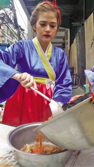 BELA Padilla worked as a Korean food vendor in “Day Off.” 