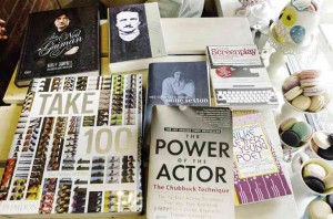 ACTING and film books share space with poetry tomes and graphic novels.