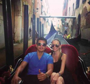 JAMES Yap and Mic Cazzola take a gondola ride in  Venice. Instagram