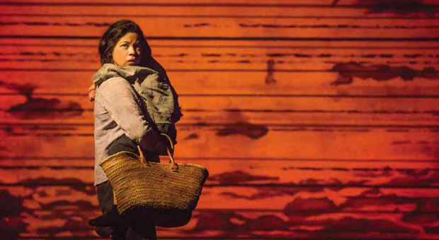 EVA NOBLEZADA did a lot of character analyses on Kim,  “to color her personality, culture and background.” photo by Matthew Murphy