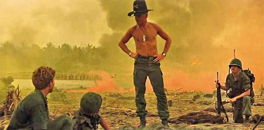 Photo of Robert Duvall, as Col. Bill Kilgore in “Apocalypse Now,” a film that was shot in the Philippines.