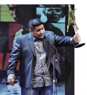 AT THIS year’s Cinemalaya awards, where he competed against an idol andmentor.