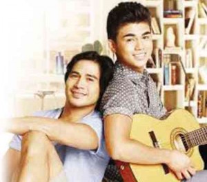 FATHER AND SON  Piolo and teener Iñigo recently impressed with a duet in a variety show