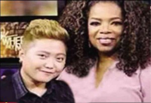 OPRAH Winfrey (right) gave Charice a warm welcome. photo: YouTube