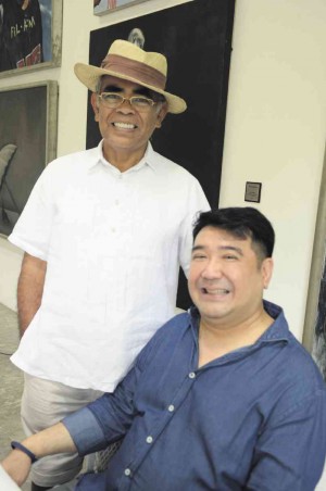 CUANANG (left), with Roxas. 