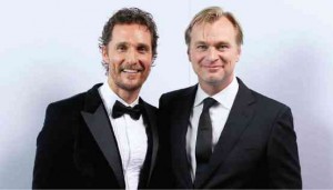 HIS BEING a “terrific father” enriched Matthew McConaughey’s performance, says director Christopher Nolan (right).