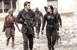 LIAM Hemsworth and Lawrence in the hit franchise’s latest installment. photo credit: IMDB.COM 