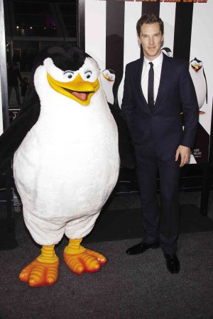 AT THE  “Penguins of Madagascar” premiere in New York    AP photo 