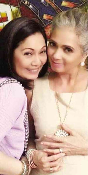 SHE THINKS “Mrs. Real” daughter Maricel Soriano can become a director someday.  photo: Facebook of Girlie Rodis 