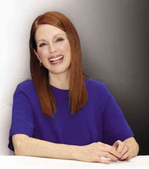 Julianne Moore plans to watch plays and movies and sample restos in New York this season. RUBEN V. NEPALES