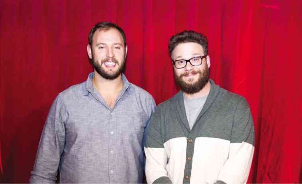 EVAN Goldberg (left) and Seth Rogen have been buddies since they were 12. Photo by Ruben V. Nepales