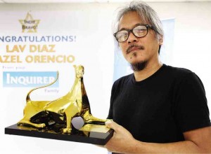 LAV DIAZ won the highest film award for the country this year, Locarno’s Golden Leopard, in August.  photo by Kimberly de la Cruz  