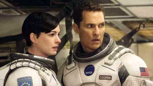 Anne Hathaway and Matthew McConaughey take a trip beyond the solar system in “Interstellar.”