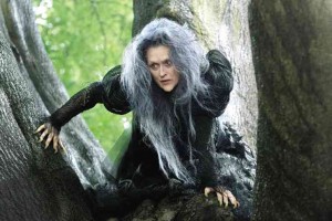 The legendary actress sings and bewitches in “Into The Woods.”