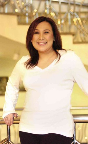 Sharon Cuneta has lost some weight. inquirer photo 