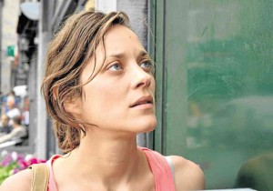 Marion Cotillard’s performance in “Two Days, One Night” is the hardest to sustain. 