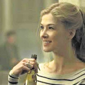 Rosamund Pike’s portrayal  in “Gone Girl” is hair-raising. 