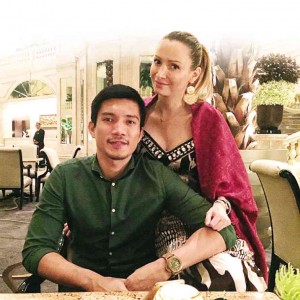 JAMES Yap is teaching her how to be patient, says Michela Cazzola. MIC CAZZOLA’S FACEBOOK