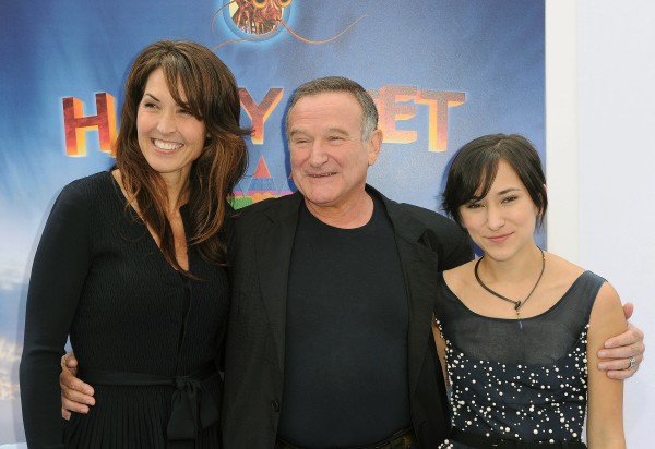Robin Williams, Susan Schneider, Zelda Williams