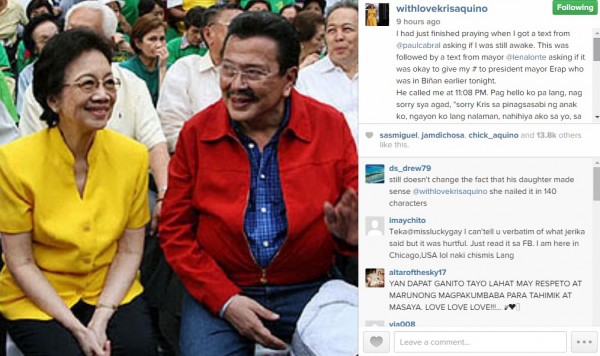 Screengrab from Kris Aquino's Instagram account. 