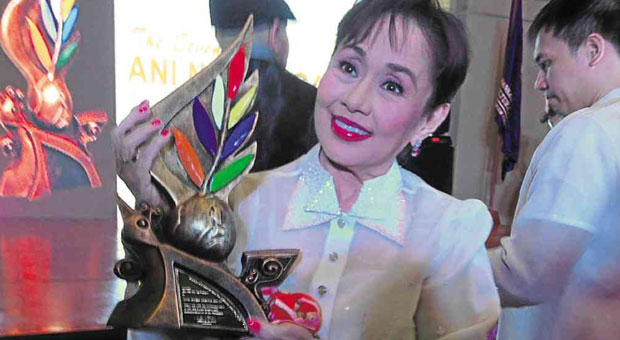 AS AN actress, Vilma Santos is proud to receive this award “from a commission created to promote the arts.”