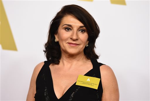 Elizabeth Yianni-Georgiou, together with David White, was nominated for an Oscar for makeup and hairstyling for the film, "Guardians of the Galaxy." AP