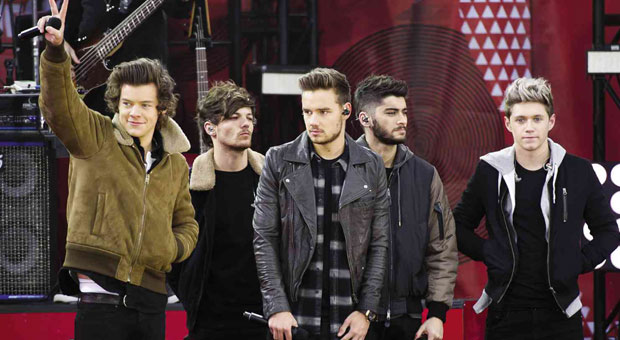 THE BAND IS COMING Warned by immigration authorities against taking drugs, members of the English-Irish band One Direction are shown in this 2013 file photo taken during the airing of ABC’s “Good Morning America” show. AP