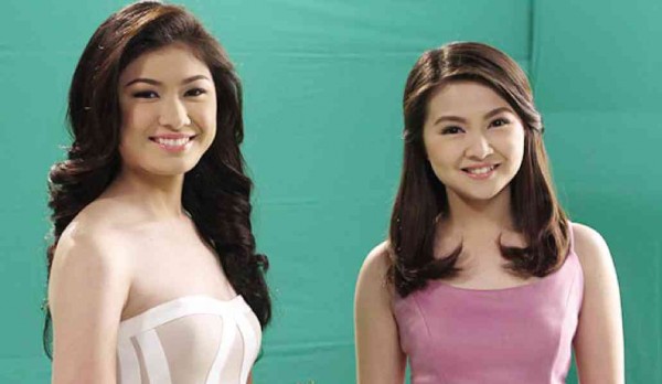 THEA Tolentino (left) and Barbie Forteza are frisky but awkward in “The Half Sisters.” 