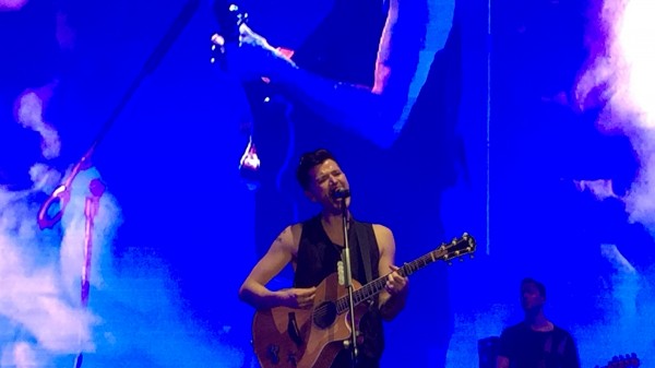 The Script serenading Filipino fans with their hits. Photo by Aries Joseph Hegina/INQUIRER.net