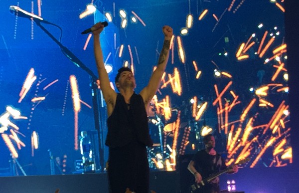 The Script ends its third concert in Manila with electrifying "Hall of Fame." Photo by Aries Joseph Hegina/INQUIRER.net