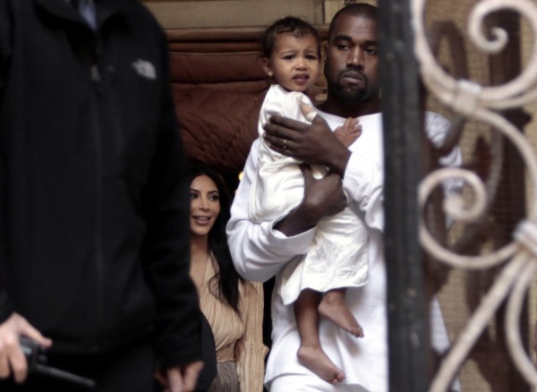 Kim and Kanye baby