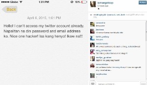 Screenshot of Angelica Panganiban's Instagram post