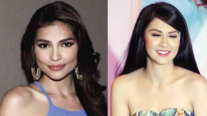 RHIAN Ramos (left) takes over Marian Rivera’s lesbian role in the new GMA 7 series  “The Rich Man’s Daughter.”
