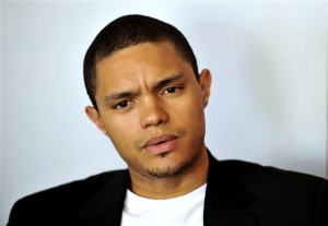 In this photo taken Oct. 27 2009 South African comedian Trevor Noah is photographed during an interview. Trevor Noah, a 31-year-old comedian from South Africa who has contributed to "The Daily Show" a handful of times during the past year, will become Jon Stewart's replacement as host, Comedy Central announced Monday March 30, 2015. Noah was chosen a little more than a month after Stewart unexpectedly announced he was leaving "The Daily Show" following 16 years as the show's principal voice. (AP Photo/Bongiwe Mchunu-The Star) SOUTH AFRICA OUT NO SALES NO ARCHIVE