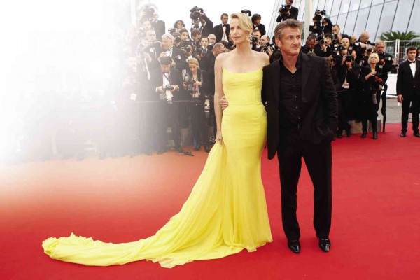 WITH Sean Penn on the red carpet before the “Mad Max” screening at Cannes. “We make life better for each other.” AP 